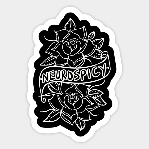 NEUROSPICY Sticker by roxiqt